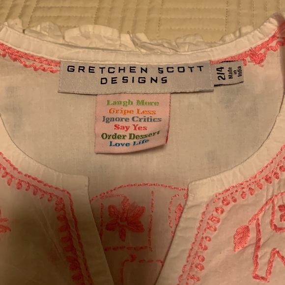 Gretchen Scott kids coverup size 2/4 - Picture 2 of 3